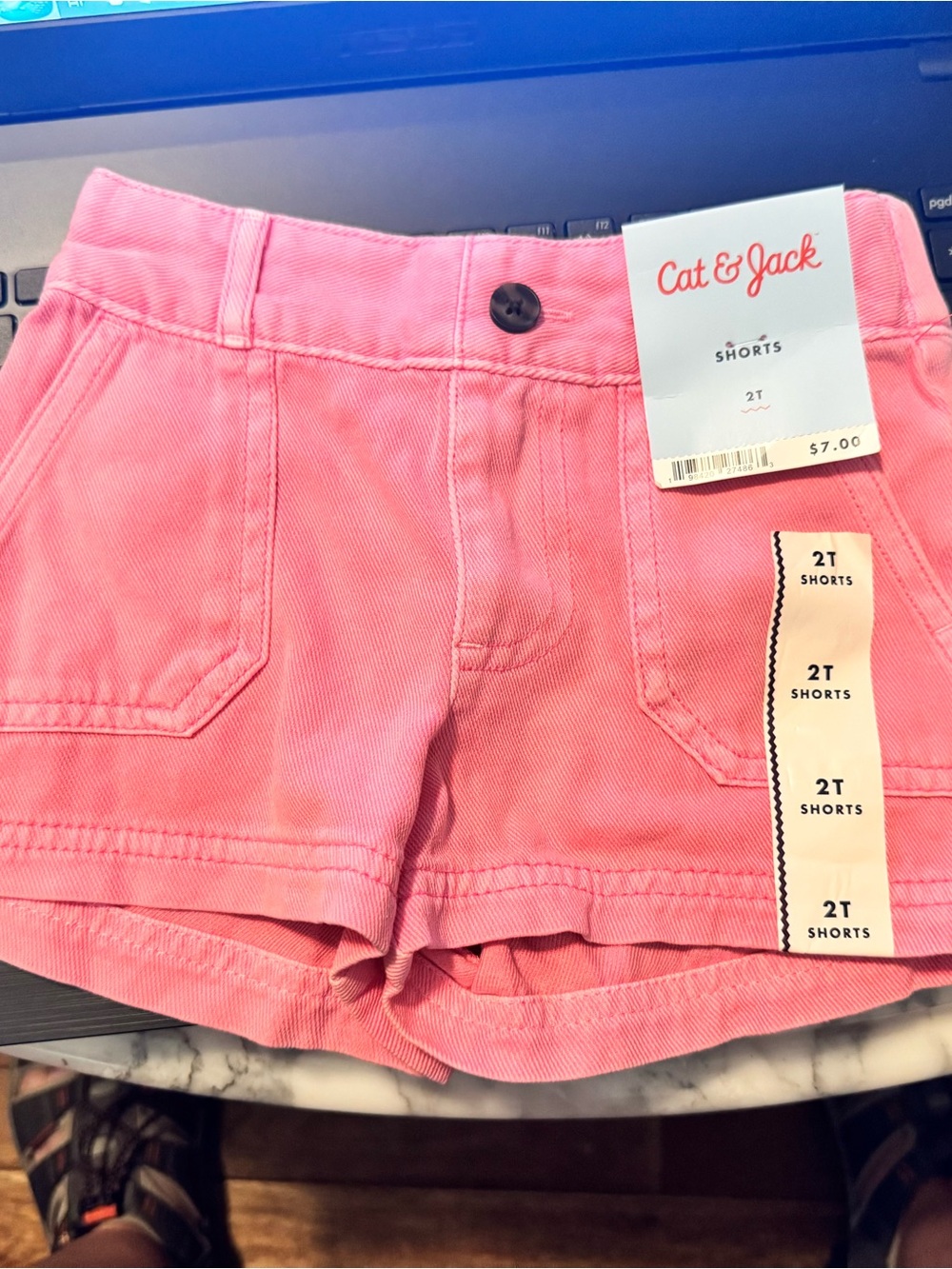 Cat & Jack Pink Toddler Cotton Shorts